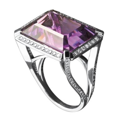 Помолвочное кольцо 012-К558 - Ювелирный дом КРИСТАЛЛ МЕЧТЫ