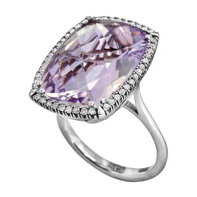 Помолвочное кольцо 015-К561 - Ювелирный дом КРИСТАЛЛ МЕЧТЫ