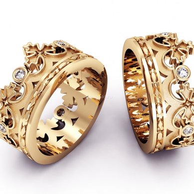 Обручальные кольца 806-Н5610 - Ювелирный салон На Неглинной / Ювелиры Москвы