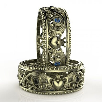 Обручальные кольца 1002-Н5611 - Ювелирный салон На Неглинной / Ювелиры Москвы