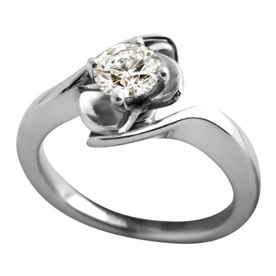 Помолвочное кольцо 019-К565 - Ювелирный дом КРИСТАЛЛ МЕЧТЫ