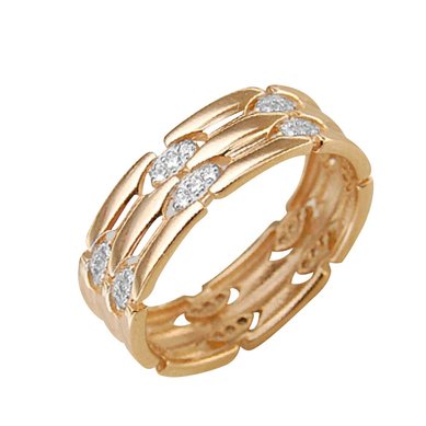 Обручальное кольцо 01-0680-00-101-1110-30-П5764 - Сеть ювелирных магазинов Платина Кострома