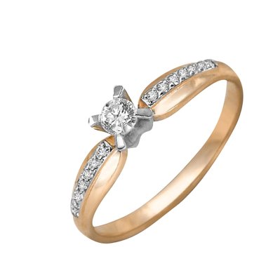 Помолвочное кольцо 01-0081-00-101-1111-30-П5800 - Сеть ювелирных магазинов Платина Кострома