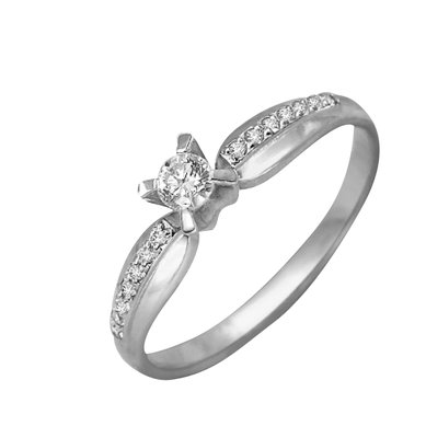 Помолвочное кольцо 01-0082-00-101-1120-30-П5801 - Сеть ювелирных магазинов Платина Кострома