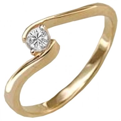 Помолвочное кольцо 01-0305-00-101-1110-30-П5804 - Сеть ювелирных магазинов Платина Кострома