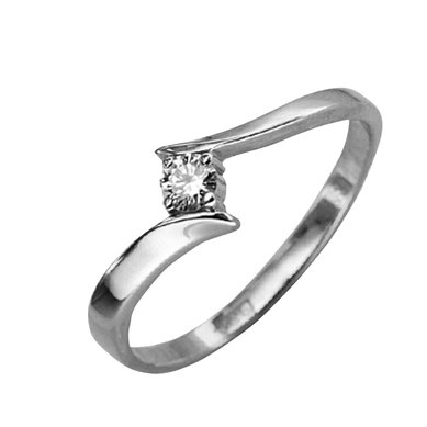 Помолвочное кольцо 01-0444-00-101-1120-30-П5813 - Сеть ювелирных магазинов Платина Кострома