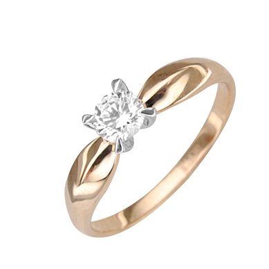 Помолвочное кольцо 01-0545-00-101-1111-30-П5818 - Сеть ювелирных магазинов Платина Кострома