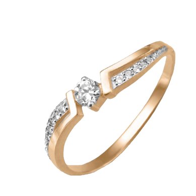 Помолвочное кольцо 01-0722-00-101-1110-30-П5826 - Сеть ювелирных магазинов Платина Кострома