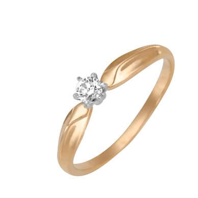 Помолвочное кольцо 01-0843-00-101-1111-30-П5830 - Сеть ювелирных магазинов Платина Кострома