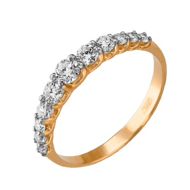 Обручальное кольцо 01-1427-00-101-1110-30-П5833 - Сеть ювелирных магазинов Платина Кострома