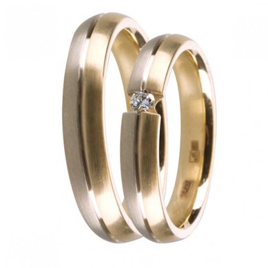 Обручальное кольцо H-1-З593 - Сеть ювелирных салонов ЗЛАТОГРАД