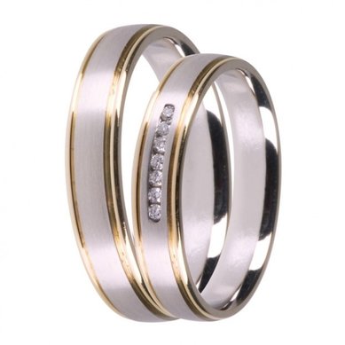 Обручальные кольца X-1-З596 - Сеть ювелирных салонов ЗЛАТОГРАД