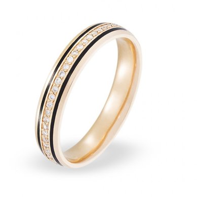 Обручальное кольцо KECH-02-З5975 - Сеть ювелирных салонов ЗЛАТОГРАД