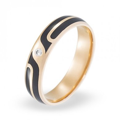 Обручальное кольцо KECH-15-З5978 - Сеть ювелирных салонов ЗЛАТОГРАД