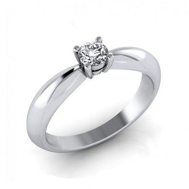 Помолвочное кольцо 291w-G6031 - Ювелирная компания Gem Tech / Джем Тэк