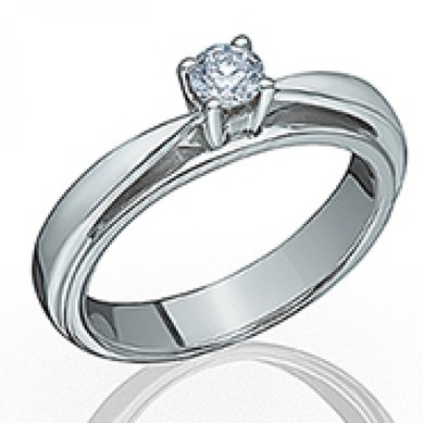 Помолвочное кольцо 1177-М6148 - Ювелирный Дом Маска