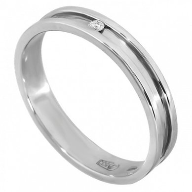 Обручальное кольцо 1pd03215-К6268 - Ювелирный дом КРИСТАЛЛ МЕЧТЫ