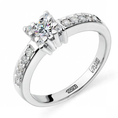Помолвочное кольцо 53048-Ю6301 - Ювелирный магазин Юверос
