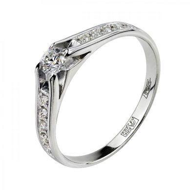 Помолвочное кольцо 10-851-Ю6353 - Ювелирный магазин Юверос