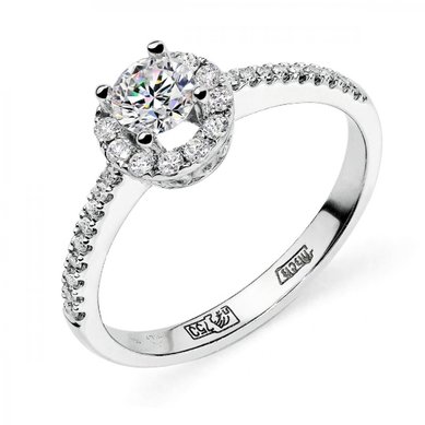 Помолвочное кольцо 81223-Ю6368 - Ювелирный магазин Юверос