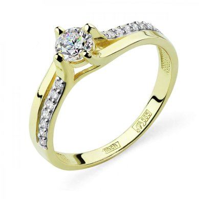 Помолвочное кольцо 81197-Ю6374 - Ювелирный магазин Юверос