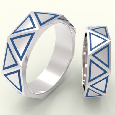 Обручальные кольца S6376 - Ювелирная компания S&C