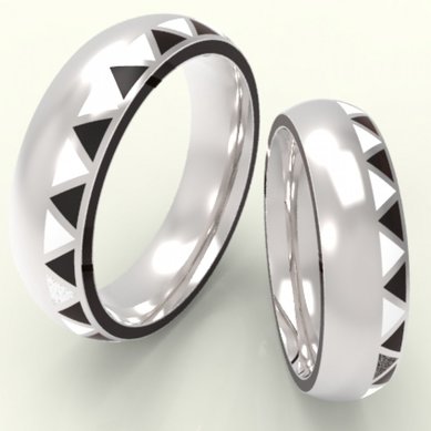 Обручальные кольца S6377 - Ювелирная компания S&C