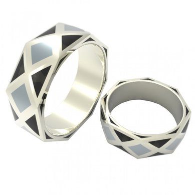 Обручальные кольца S6401 - Ювелирная компания S&C