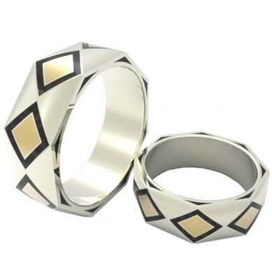 Обручальные кольца S6403 - Ювелирная компания S&C