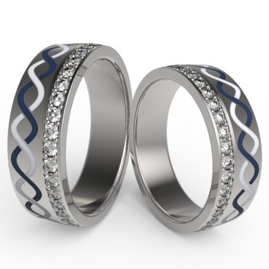 Обручальные кольца S6411 - Ювелирная компания S&C