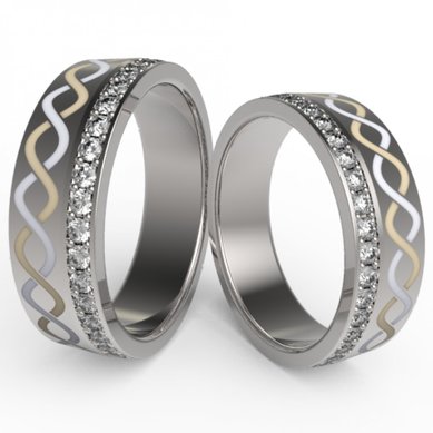 Обручальные кольца S6412 - Ювелирная компания S&C