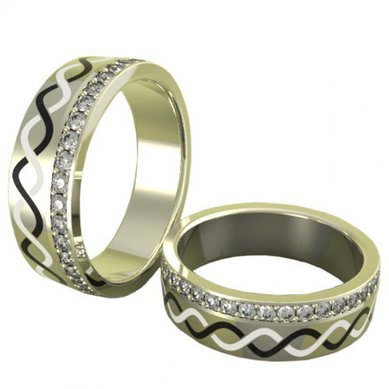 Обручальные кольца S6415 - Ювелирная компания S&C