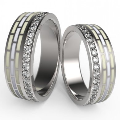 Обручальные кольца S6416 - Ювелирная компания S&C