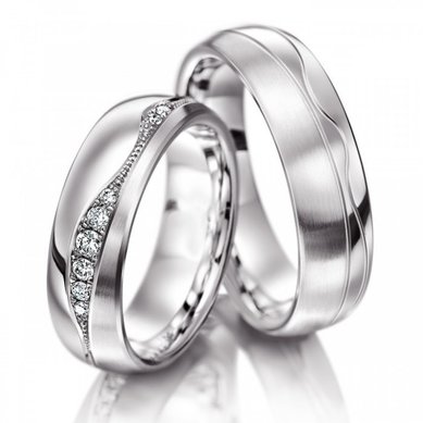 Обручальные кольца W-043 | W-043-S6502 - Ювелирный салон Skyline Jewelry