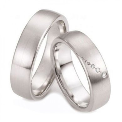 Обручальные кольца W-045 | W-045-S6504 - Ювелирный салон Skyline Jewelry