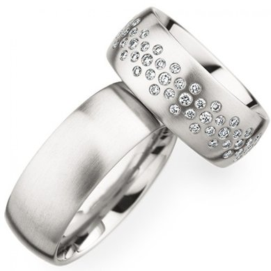 Обручальные кольца W-050 | W-050-S6507 - Ювелирный салон Skyline Jewelry