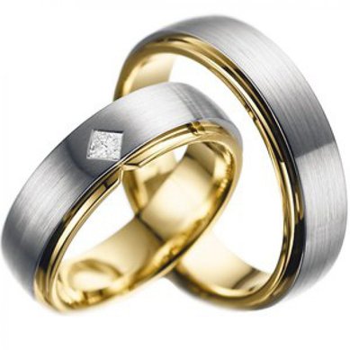 Обручальные кольца W-051 | W-051-S6508 - Ювелирный салон Skyline Jewelry