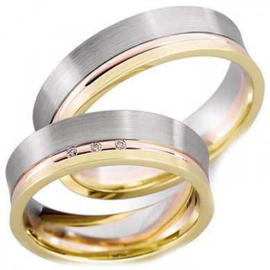 Обручальные кольца W-053 | W-053-S6509 - Ювелирный салон Skyline Jewelry