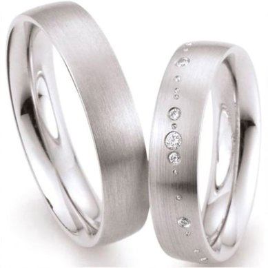 Обручальные кольца W-052 | W-052-S6510 - Ювелирный салон Skyline Jewelry