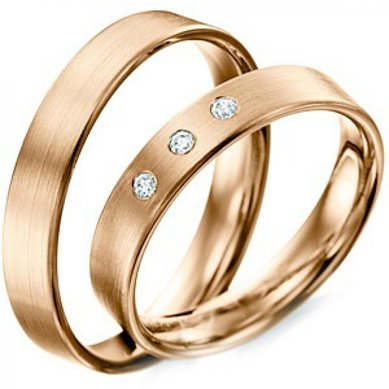 Обручальные кольца W-054 | W-054-S6514 - Ювелирный салон Skyline Jewelry