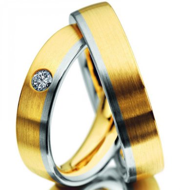 Обручальные кольца W-056 | W-056-S6516 - Ювелирный салон Skyline Jewelry