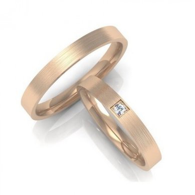 Обручальные кольца W-062 | W-062-S6518 - Ювелирный салон Skyline Jewelry