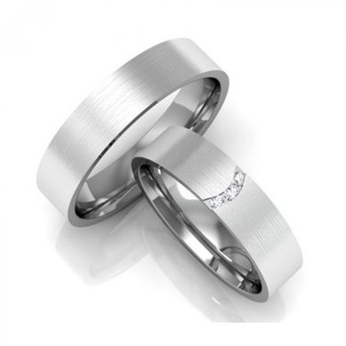 Обручальные кольца W-064 | W-064-S6520 - Ювелирный салон Skyline Jewelry