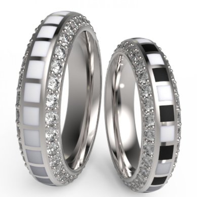 Обручальные кольца S6577 - Ювелирная компания S&C