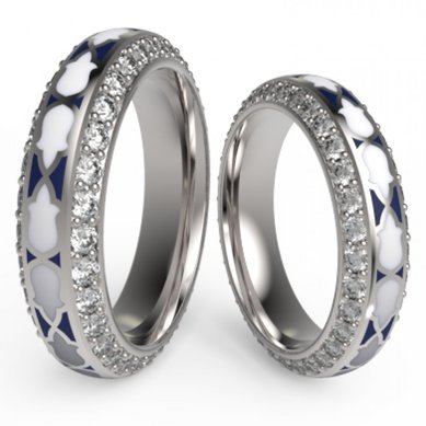 Обручальные кольца S6581 - Ювелирная компания S&C