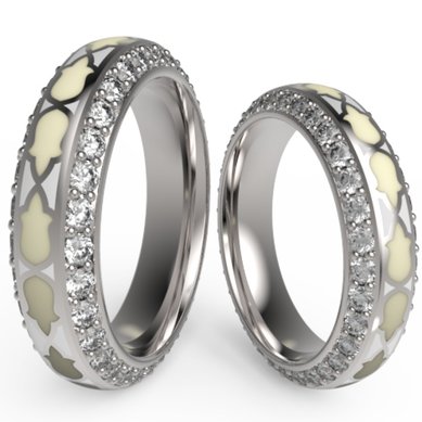 Обручальные кольца S6582 - Ювелирная компания S&C