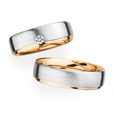 Обручальные кольца W-065 | W-065-S6616 - Ювелирный салон Skyline Jewelry