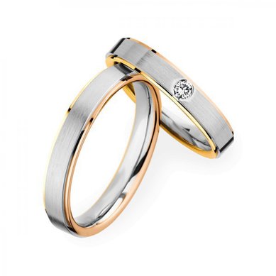 Обручальные кольца W-069 | W-069-S6620 - Ювелирный салон Skyline Jewelry