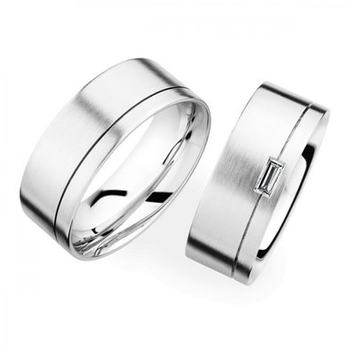 Обручальные кольца W-072 | W-072-S6623 - Ювелирный салон Skyline Jewelry