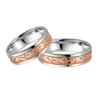 Обручальные кольца W-081 | W-081-S6964 - Ювелирный салон Skyline Jewelry